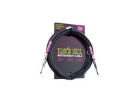 Ernie Ball Ultraflex Jack-jack Preto 2.5 M Ernie Ball Ultraflex Jack-jack Preto 2.5 M